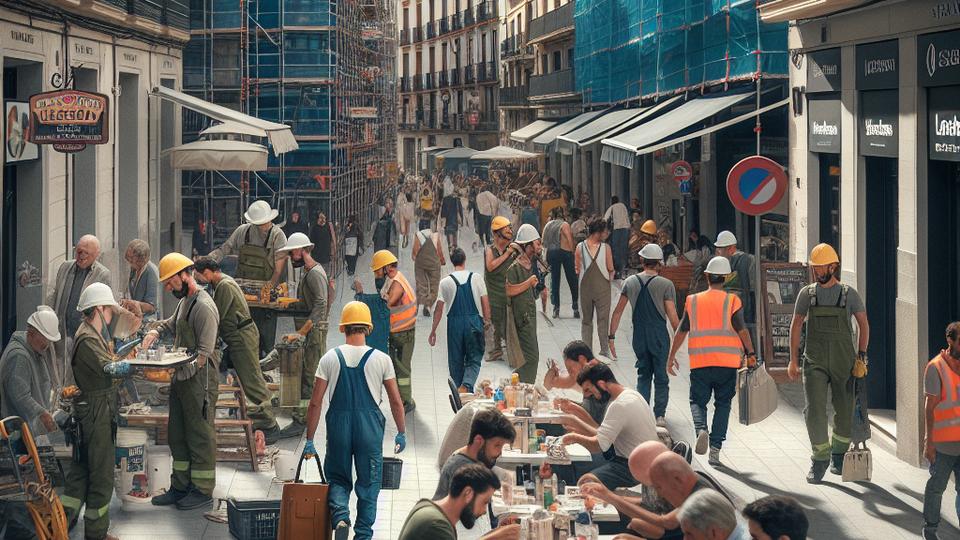 Иллюстрация к статье: Январь и февраль изменили динамику занятости в Испании