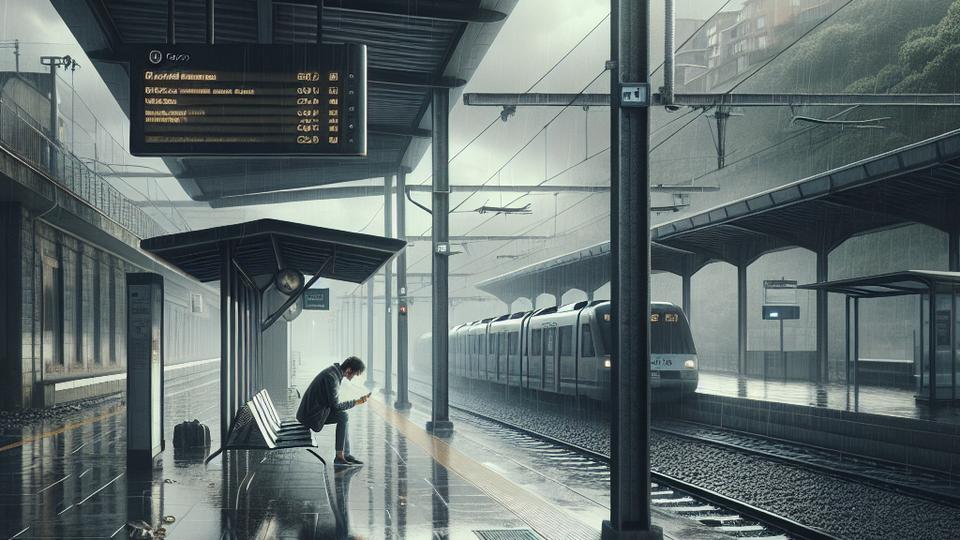 Renfe остановила все поезда из и в Виго из-за шторма